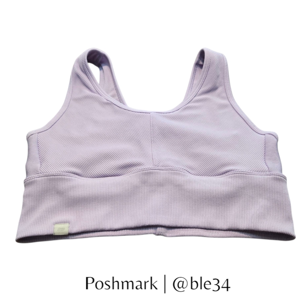 *SALE* Fabletics Lavender Purple Ribbed Sports Bra